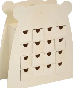 Calendario de Adviento Oso de Madera Artemio