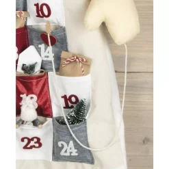 Calendario de adviento para colgar Santa Rayher