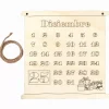 Calendario Diciembre de Madera Artis Decor