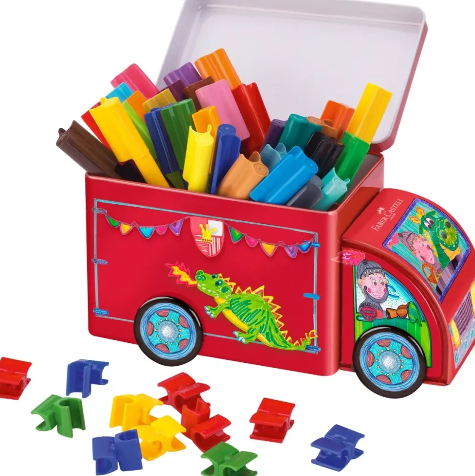 Camión de metal rotuladores Connector Faber-Castell