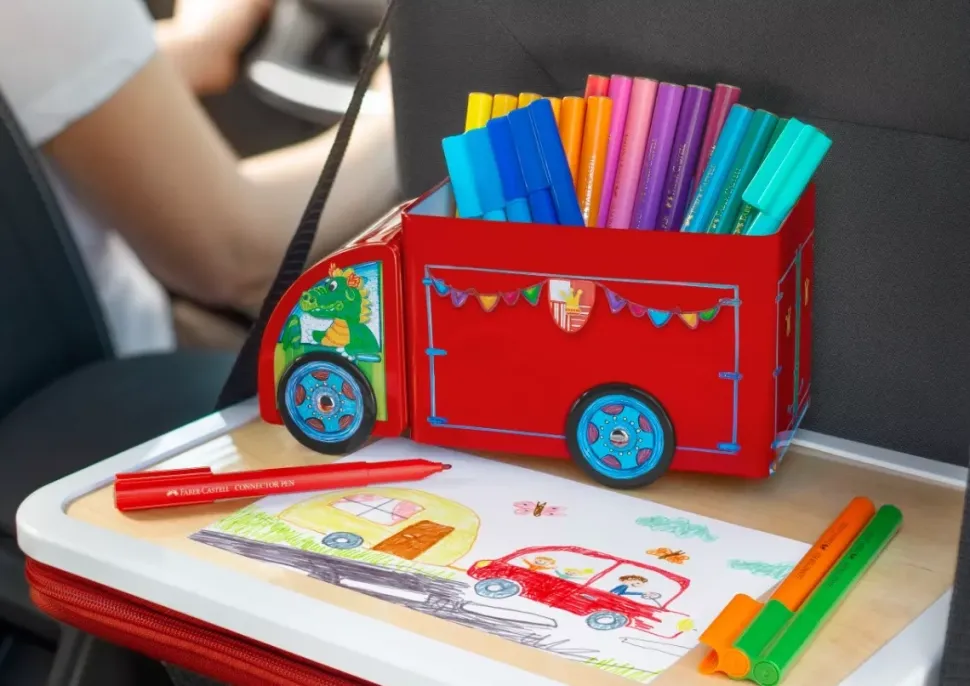 Camión de metal rotuladores Connector Faber-Castell