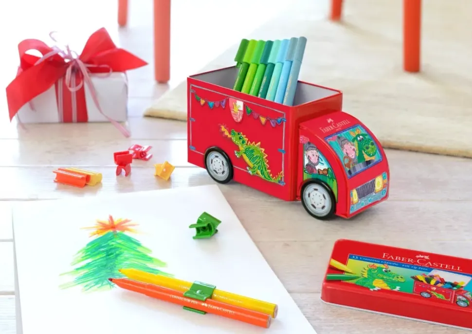 Camión de metal rotuladores Connector Faber-Castell