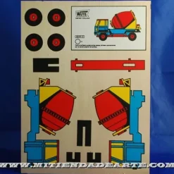 Camión hormiguera Kits Recortables Serigrafiados de Marquetería 4010-02