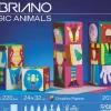 Carpeta 20 papeles creativos Magic Animals Fabriano
