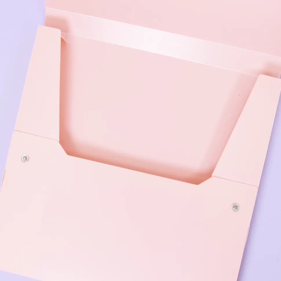 Carpeta con Profundidad para Papeles Rosa Craftelier 30x30cm