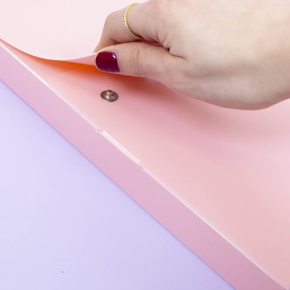 Carpeta con Profundidad para Papeles Rosa Craftelier 30x30cm