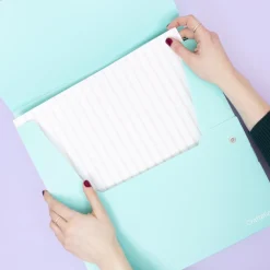 Carpeta con Profundidad para Papeles Turquesa Craftelier 30x30cm