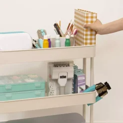 Carrito Amazon con 3 bandejas Blanco Craftelier 60cm