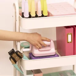 Carrito Con 3 Bandejas Blanco Craftelier