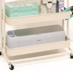 Carrito Con 3 Bandejas Blanco Roto Craftelier 60cm