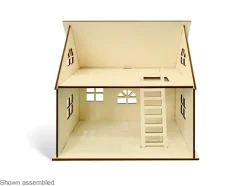 Casa de Muñecas de Madera Abierta MultiCraft