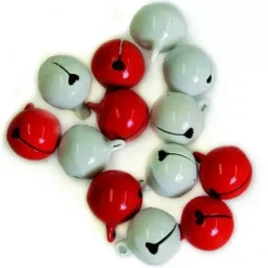 Cascabeles Rojos y Blancos 10 unidades, 13001009