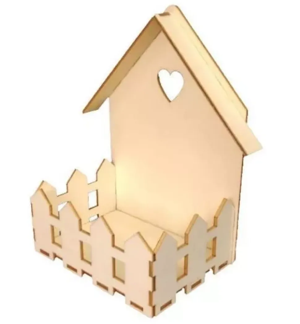 Casita de madera Corazón Artiwood