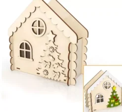 Casita de Navidad Artiwood 20x10cm