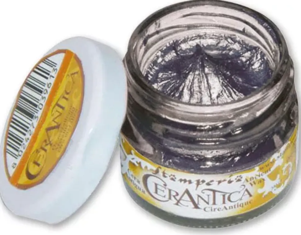 Cera Antica Plata Negro Stamperia 20ml