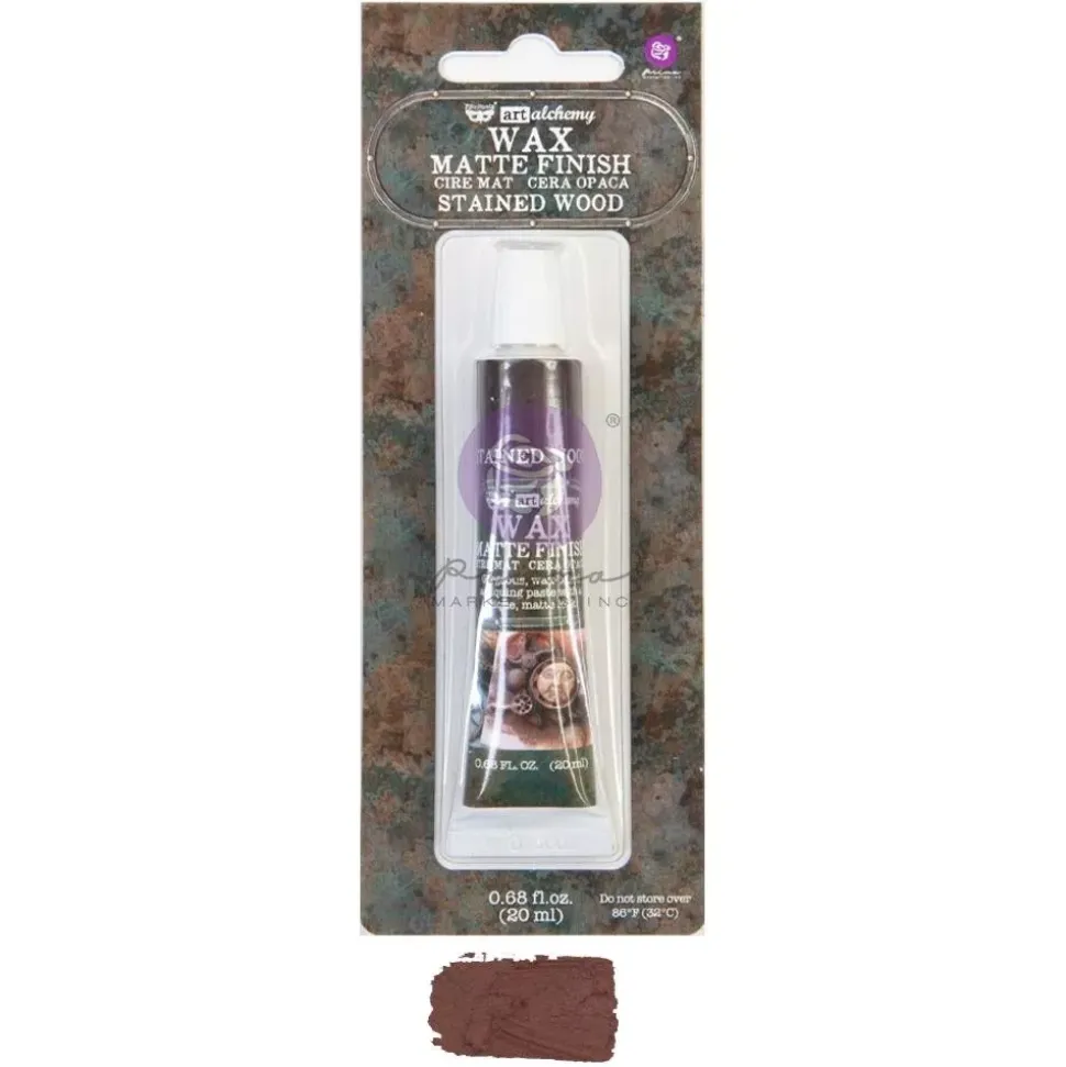 Cera Mate Opaca Marrón Madera Art Alchemy Finnabair