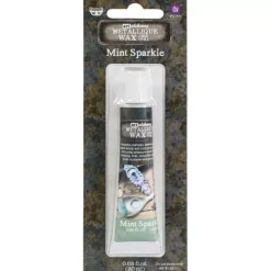 Cera metálica Art Alchemy Finnabair Mint Sparkle