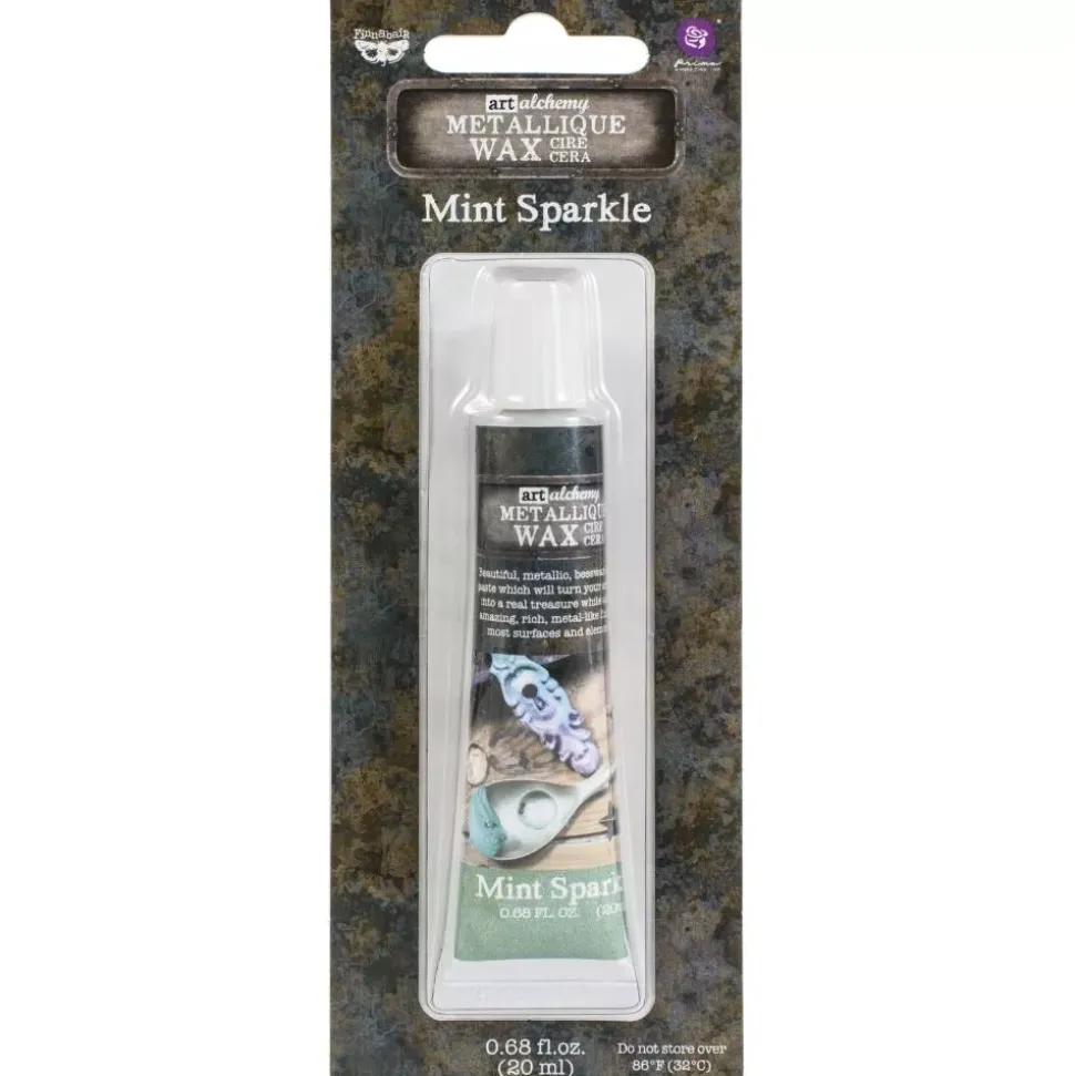Cera metálica Art Alchemy Finnabair Mint Sparkle
