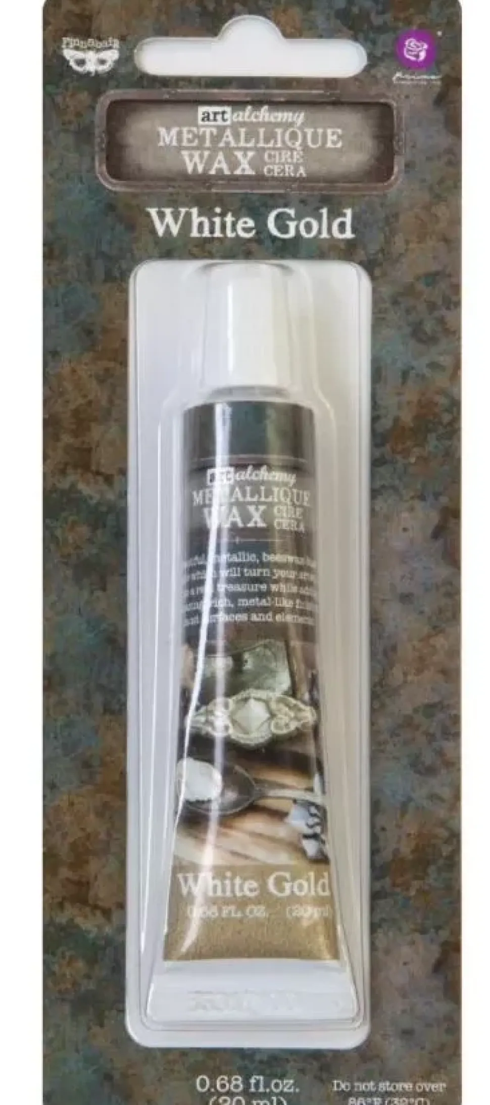 Cera metálica Art Alchemy Finnabair White Gold