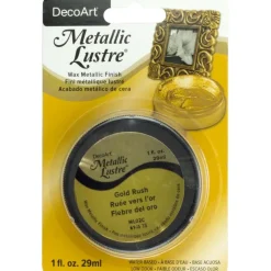Cera Metálica Metallic Lustre Gold Rush Decoart