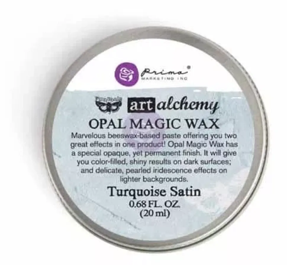 Cera Opal Magic Art Alchemy Finnabair Turquoise Satin