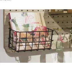 Cesta de metal para Pegboard Pin and Peg