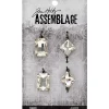 Charms Faceted Gems Assemblage Tim Holtz
