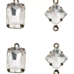 Charms Faceted Gems Assemblage Tim Holtz