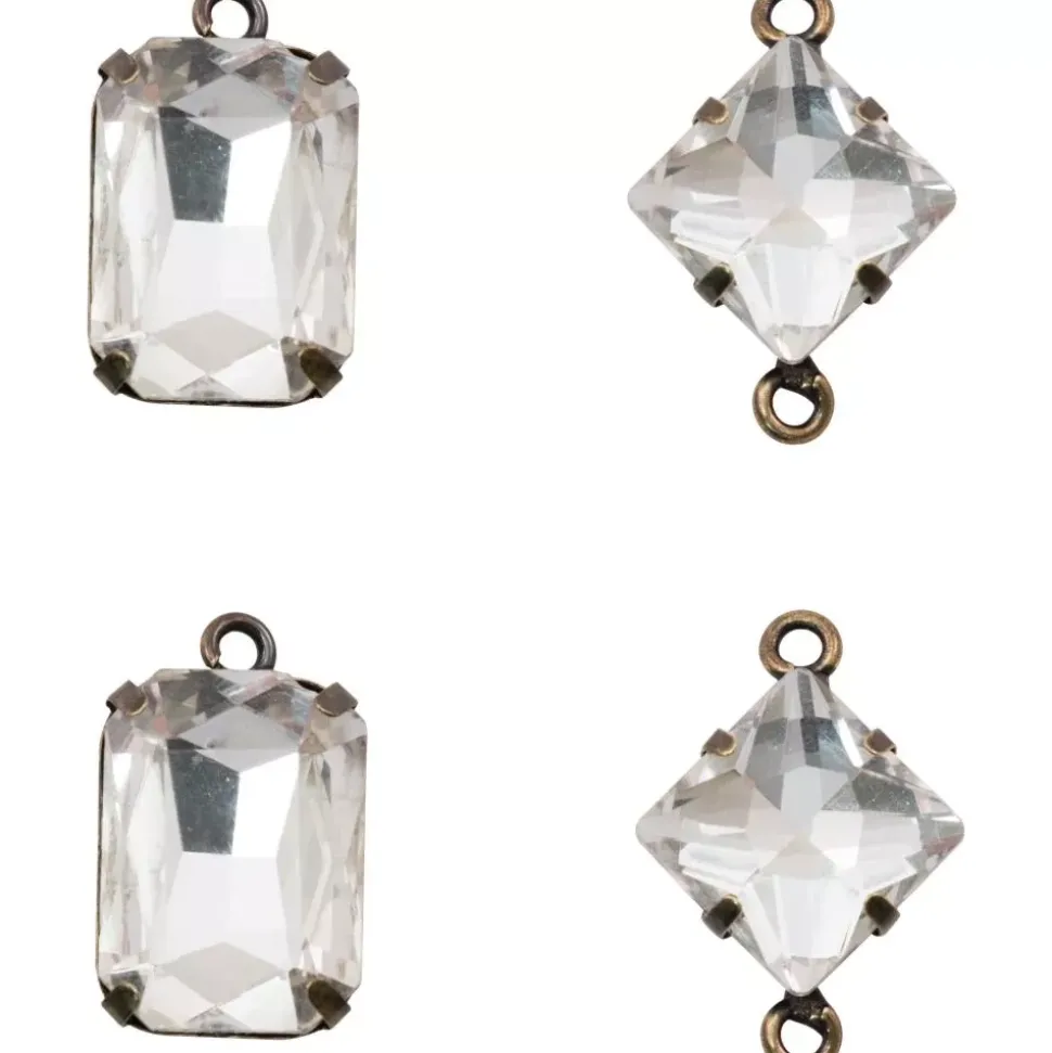 Charms Faceted Gems Assemblage Tim Holtz