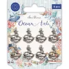 Charms Metálicos Anchors Ocean Tale Craft Consortium