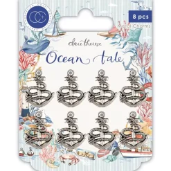 Charms Metálicos Anchors Ocean Tale Craft Consortium
