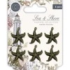 Charms Metálicos Estrellas de Mar Sea and Shore Craft Consortium