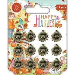 Charms Metálicos Happy Harvest Craft Consortium