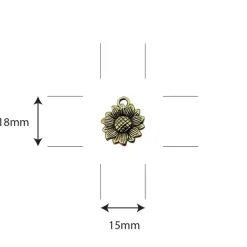 Charms Metálicos Happy Harvest Craft Consortium