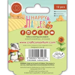 Charms Metálicos Happy Harvest Craft Consortium