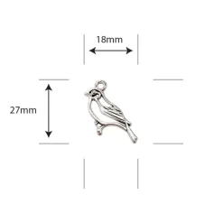 Charms Metálicos Little Robin Redbreast Craft Consortium