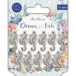 Charms Metálicos Seahorse Ocean Tale Craft Consortium