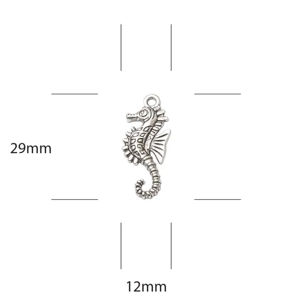 Charms Metálicos Seahorse Ocean Tale Craft Consortium