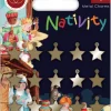 Charms metálicos Stars Nativity Craft Consortium