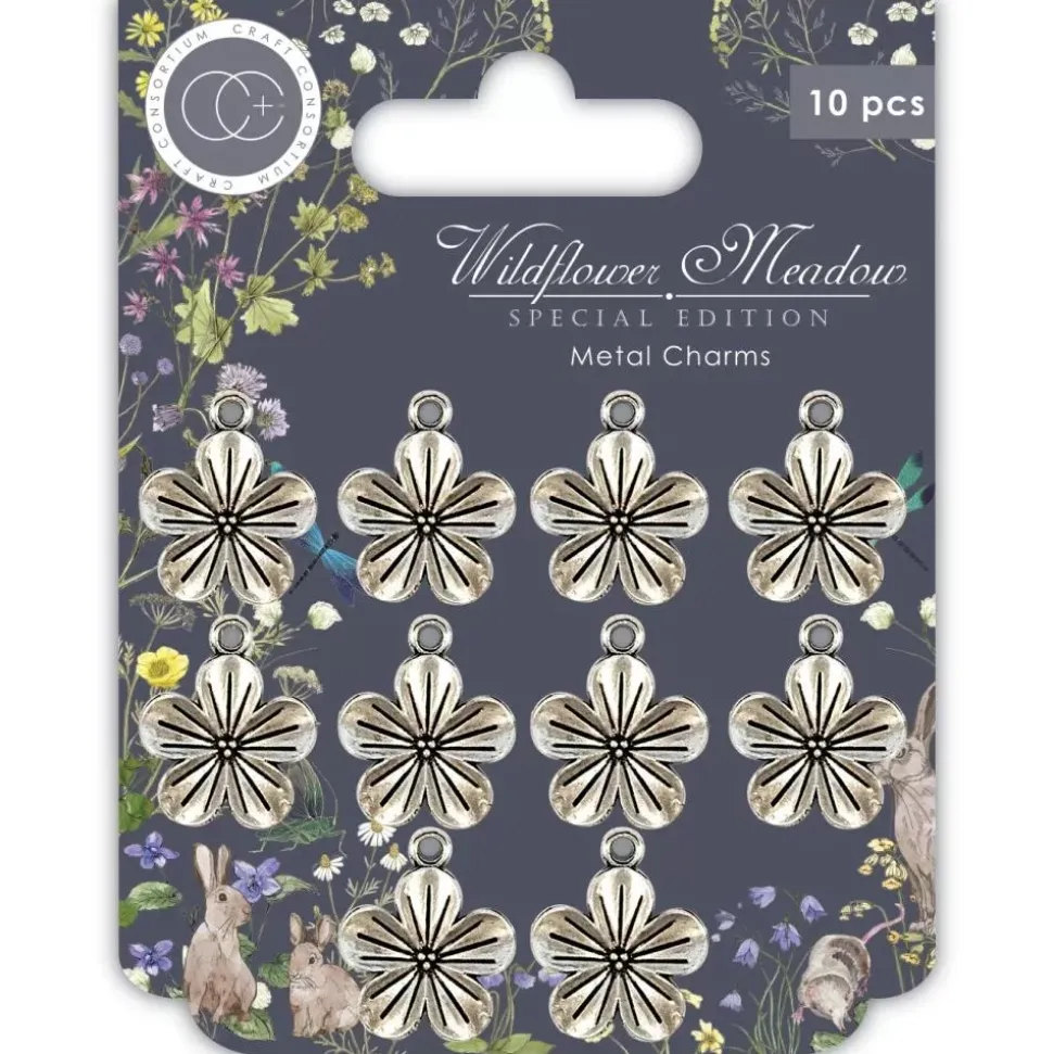 Charms Metálicos Wildflower Meadow Special Edition Craft Consortium