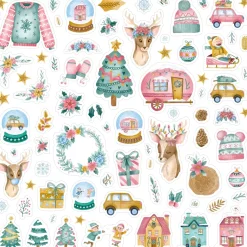 Chipboard Stickers All You Need Is Christmas Craftelier