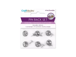 Cierre de Pin Plateado MultiCraft