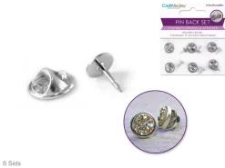 Cierre de Pin Plateado MultiCraft