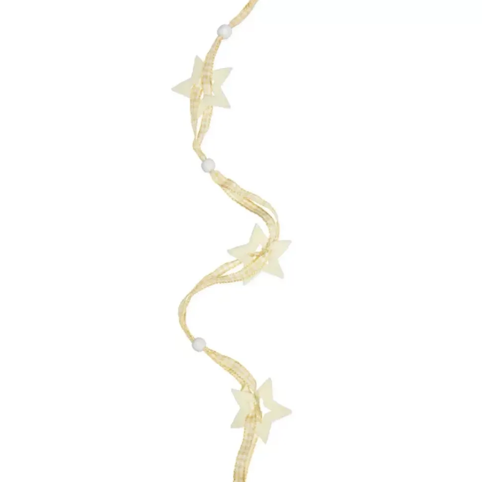 Cinta de Cuadros con Cuentas y Estrellas Halbach 45mm