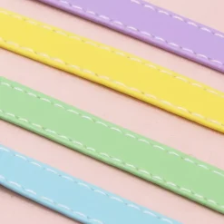 Cinta de Ecopiel Amarillo Pastel Craftelier 1cm