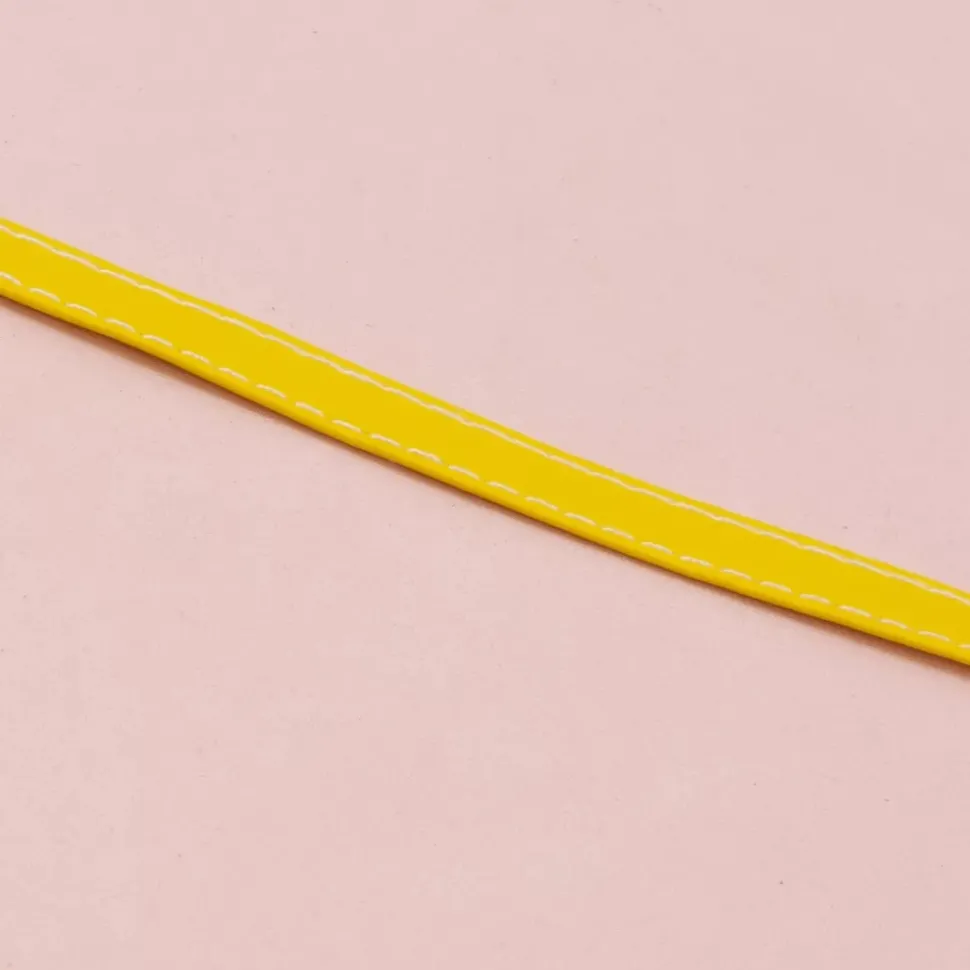 Cinta de Ecopiel Amarillo Craftelier 1cm