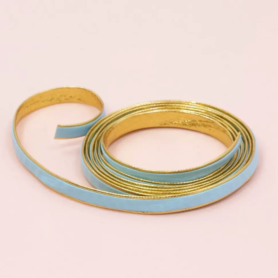 Cinta de Ecopiel Azul Craftelier 5mm