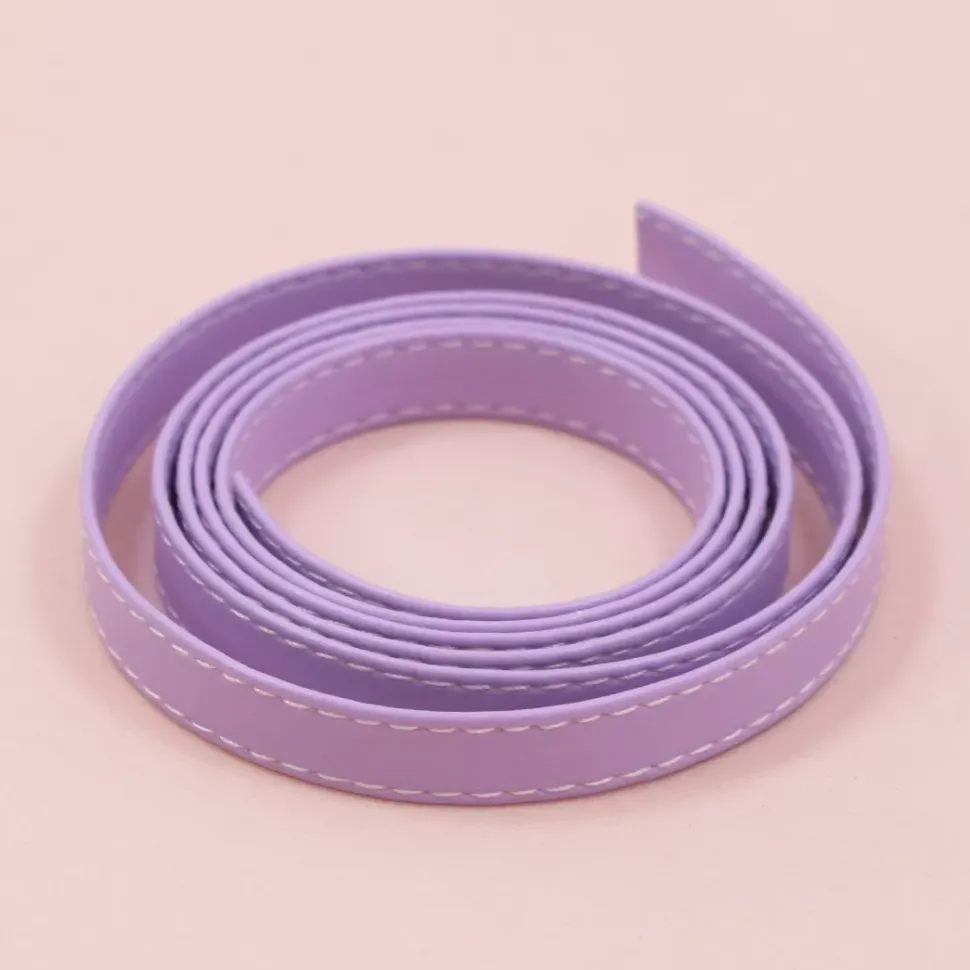 Cinta de Ecopiel Lila Craftelier 1cm