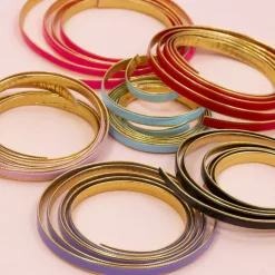 Cinta de Ecopiel Morado Craftelier 5mm