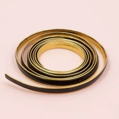 Cinta de Ecopiel Negro Craftelier 5mm